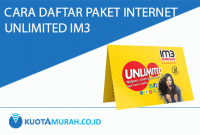 cara daftar paket internet unlimited indosat im3