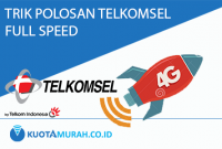 cara polosan telkomsel no limit full speed