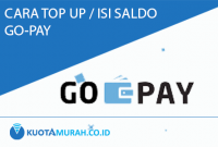 cara top up saldo go-pay