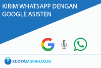 kirim whatsapp dengan google asisten